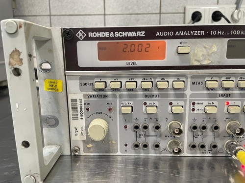 Analizator audio Rohde & Schwarz UPA B2/ B9 W&F przeczytaj! - Zdjęcie 2 z 12