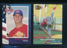 Lot (2) Ryan Madson 2002 Multi-Ad #14 Grandstand Phillies (HY16) SWSW7