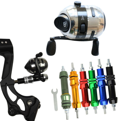 Bowfishing Reel Set Spincast Reel Seat Line Archery Bow Arrow Fishing Hunting - Picture 1 of 16
