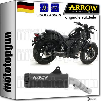 ARROW AUSPUFF B ZUGELASSEN REBEL ALUMINIUM SCHWARZ HONDA CMX 500 REBEL 2023 23