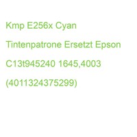 Kmp E256X Cyan Druckerpatrone Kompatibel Zu Epson T9452 1645,4003 (4011324375299