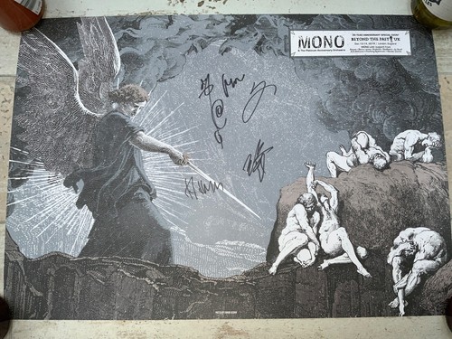 Mono Rare Ltd 20year Anniversary UK 2019 signed Autogramm Poster BORIS MELVINS - Bild 4 von 6