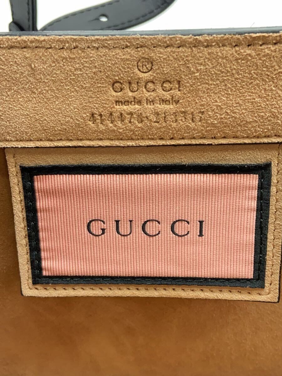 GUCCI Other Ghost Print 2 Way Bag Leather Black 414476 GUCCI Other Ghost Print 2 Way Bag Leather Black 414476