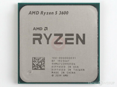 AMD Ryzen 3600 6-Core Up to AM4 CPU R5 3600  100-100000031BOX New