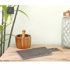 Image of Slate Kitchen Chopping Serving Board 30x16cm Decoration Functional Gift Décor