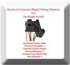Pigtail Electrical Wire Harness Connector For Headlamp Switch Ds155 Fits Gm Ebay