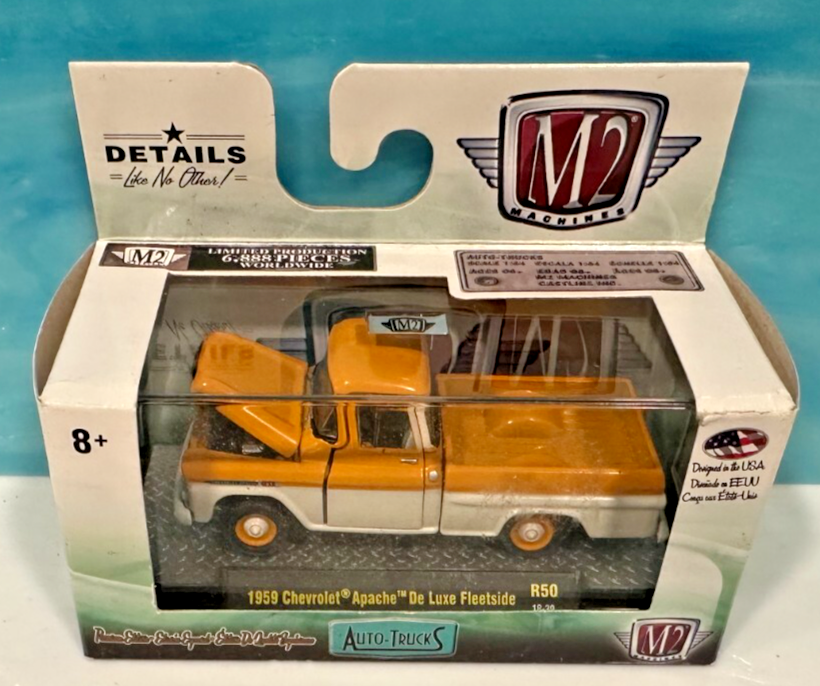 1959 Chevrolet Apache De Luxe Fleetside M2 Detailed Factory Sealed New