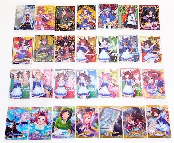 バンダイ競馬メモリアルカードブローアップ版1996年 全27枚 ウマ娘 希少❗️ バンダイ競馬メモリアルカードブローアップ版1996年 全27枚 ウマ