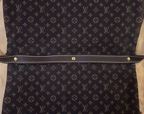 Louis Vuitton Saumur 30 Mini Lin marrón | Bolso bandolera vintage | ¡Excelente estado! - Imagen 10 de 24