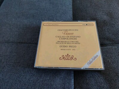 Puccini Tosca Di Stefano Campolonghi Guido Picco Mexico City 1952 Set 2 CD VGC 