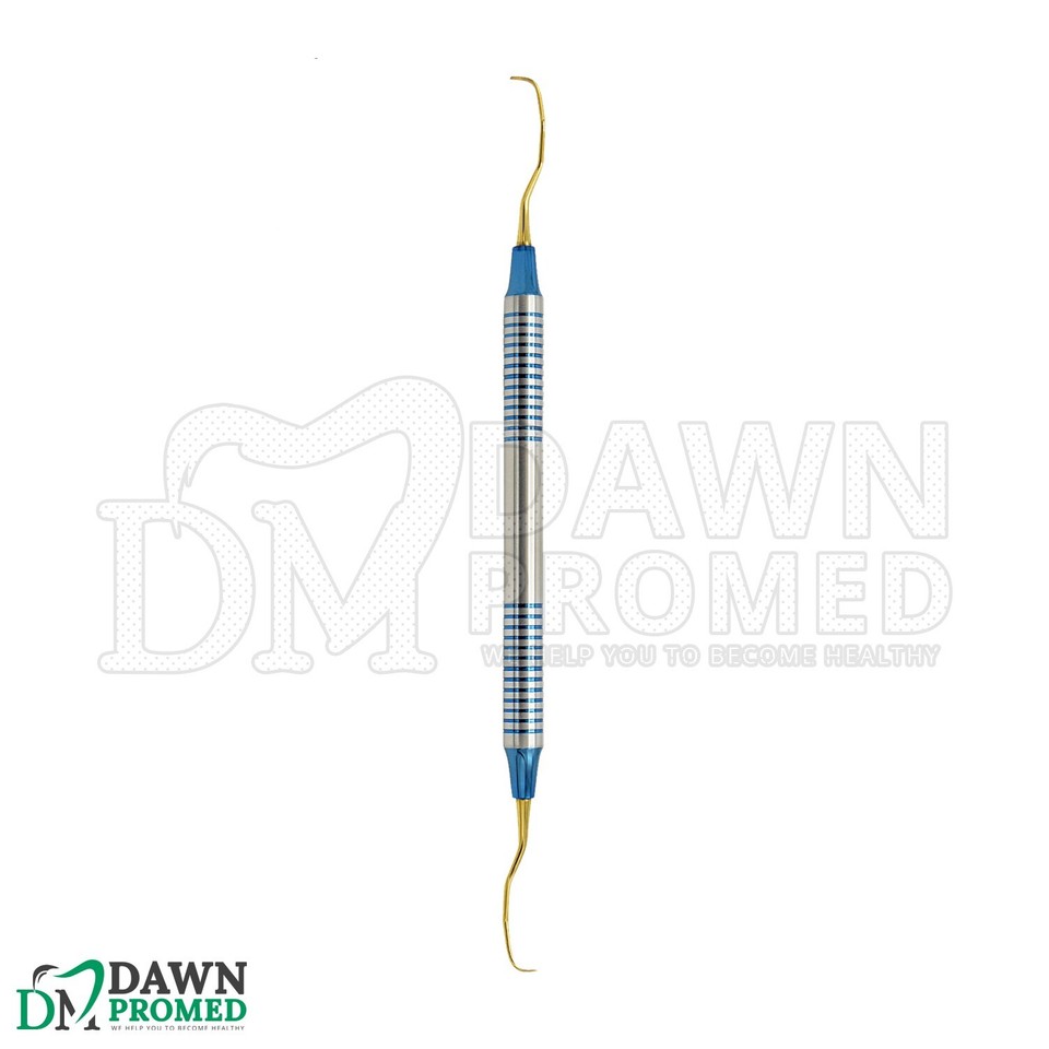 7 Pcs Dental Periodontal Gracey Curettes 1/2 to 13/14 Hollow Handle