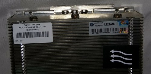 HP ProLiant DL380p Gen8 Server Heatsink 665092-002 - 第 4/6 張圖片
