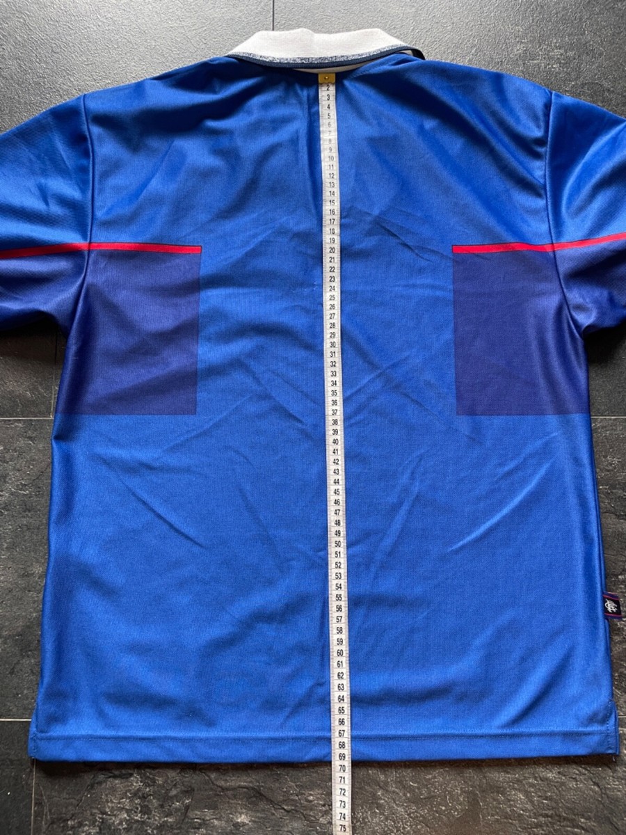 RANGERS GLASGOW 1997-1999 HOME SHIRT FOOTBALL SOCCER JERSEY