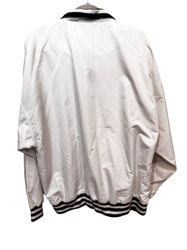 Cutter Buck White Pullover Jacket Men's Size XXL Golf Nautical Sailing Lined - Picture 2 of 10