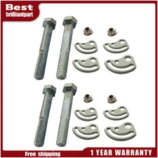 2x Front Alignment Camber Caster Cam Bolt Kit For 1999-2018 Silverado 2500 HD