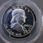 1962 Benjamin Franklin Proof 66 PCGS Cameo
