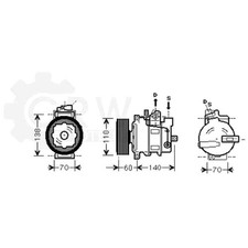 Kompressor Klimaanlage Klimakompressor für Audi A4 Cabriolet Avant