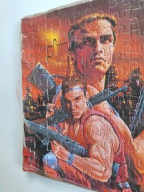 1992 Contra Game Jigsaw from Mean Machines Magazine Issue 22 Konami Nintendo