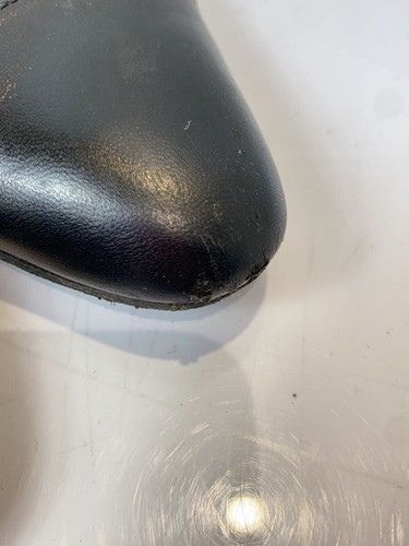 CHANEL Pumps 34.5 BLK Leather Has Discoloration in Inside Toe and Scratches - Picture 6 of 7