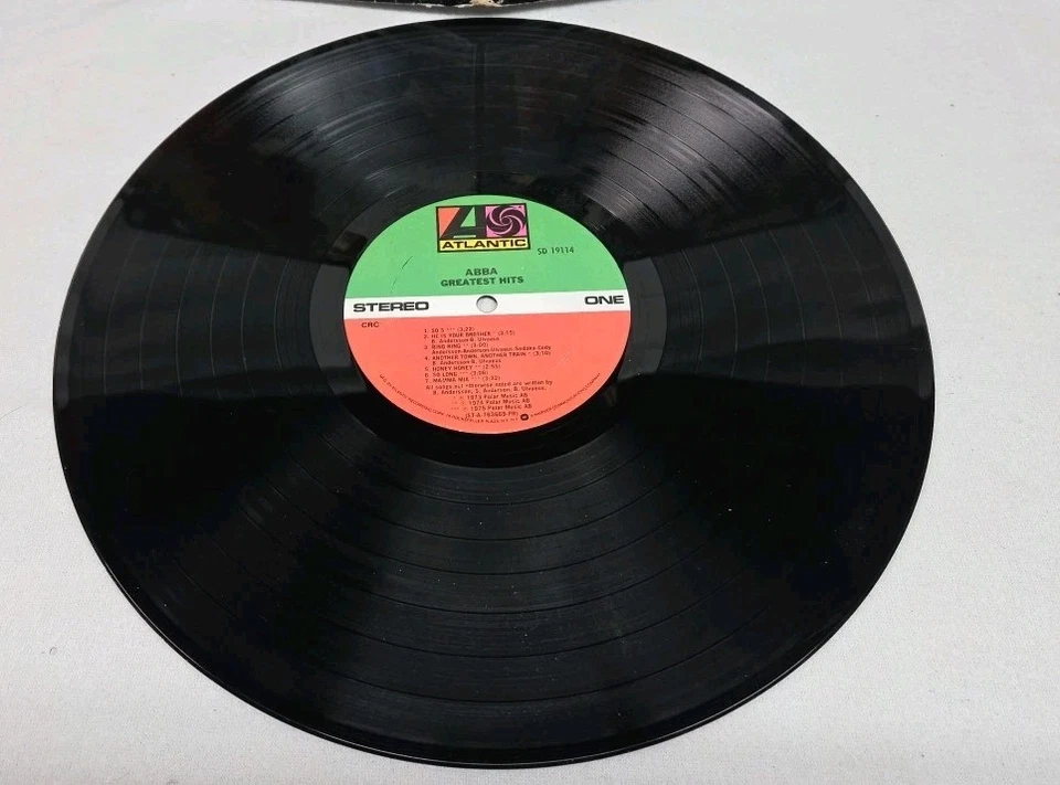 VINTAGE ABBA Greatest Hits - Gatefold Vinyl Record LP 1973 Atlantic SD 18189 NM - Image 3 of 4