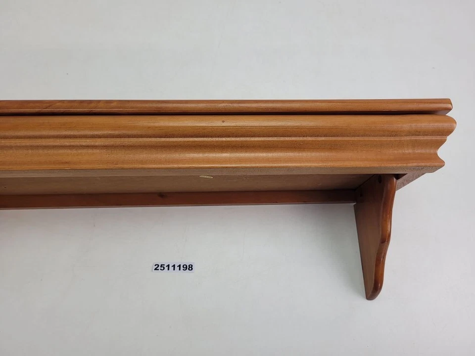 Wandregal Ablage mit Schublade Holz Braun Flur Küche Wohnzimmer Deko #2511198 - Image 3 of 4