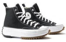 Converse Run Star Hike Hi Black White Gum Men's 166800C size 4.5 New