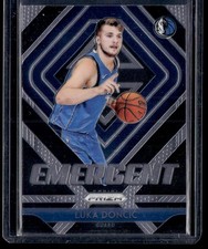 LUKA DONCIC 2018-19 PANINI PRIZM EMERGENT RC DALLAS MAVERICKS #3 INSERT