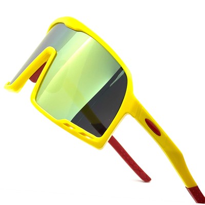 Sport Sunglasses Mirrored Lens Shield Sunglasses Cycling Running Glasses Lentes