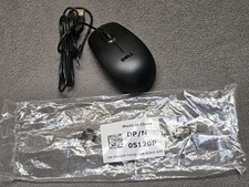 Dell MS111-L Optical 3-Button Scroll Wheel USB Wired Mouse New