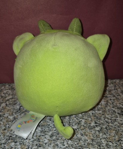 Squishmallows Fitzy el Duende Verde Halloween Otoño Peluche, 5" Calabaza Especia - Imagen 3 de 10