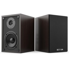 BESTISAN Bluetooth Bookshelf Turntable Speakers | Record Player Speakers with...