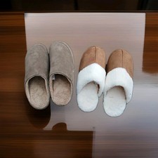 Cozy Slippers Women's Sizes L XL Soft Faux Fur Indoor