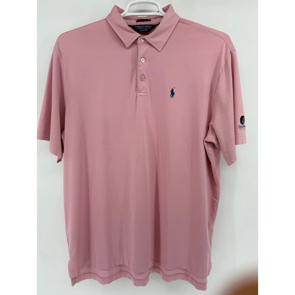 Polo Ralph Lauren Golf Para Hombres XL Rosa Rendimiento Polo Cuscowilia Golf Foto 2 de 4