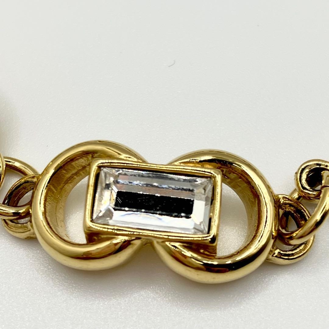 GIVENCHY Vintage Bracelet Gold Stone Jewelry Accessory Japan Style UK thumbnail 2