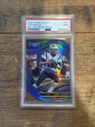 TOM BRADY PSA 9 2020 Panini Select Field Level Die-Cut Blue Prizm #307 Patriots