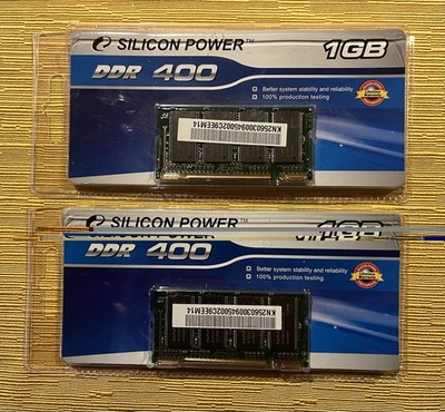 Silicon POWER 1GB DDR-400MHz Computerspeicher - 2 St. - NEU