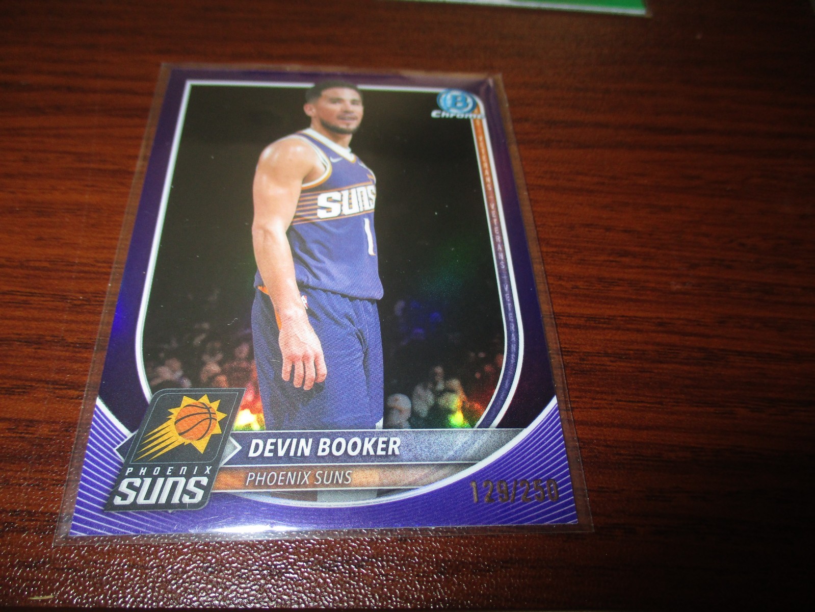 Devin Booker 2025-26 Bowman Chrome Purple Refractor #BCV-124 /250