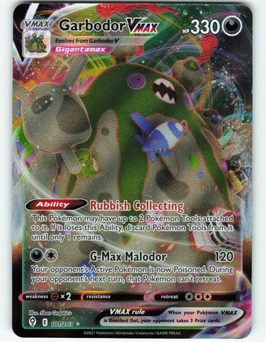 Garbodor VMAX - 101/203 Evolving Skies - Pokémon TCG - 2021