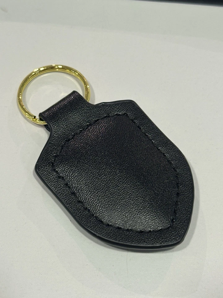 Porsche Portachiavi Keychain in Pelle con Stemma Porsche Nuovo - Immagine 2 di 2