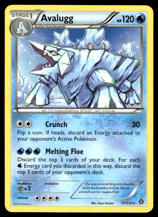 XY - Steam Siege #37/114 Avalugg