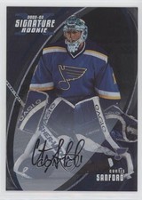 2002-03 ITG Be A Player Signature Series Signatures Curtis Sanford #178 Auto m2a