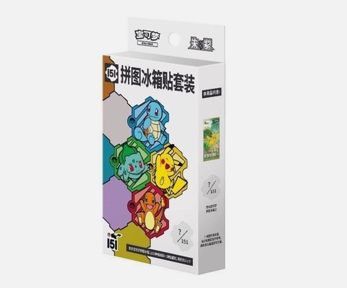 [10 Sealed Box] Pokemon S-Chinese 151 Puzzle Fridge Magnet Set Sealed slim pack - Bild 3 von 3