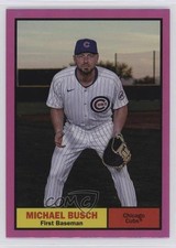 2024 Topps Archives 1961 Topps Pink Foilboard Michael Busch #22 9e1