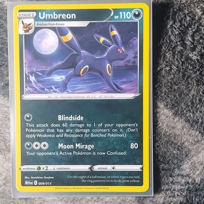 The Pokémon Company Umbreon M24 009/015 Stage 1 110 HP Pokémon TCG English