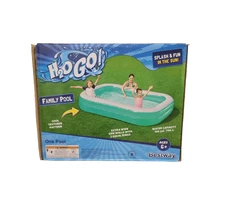 H2OGO  Inflatable Family Play Pool - Seagreen 6+