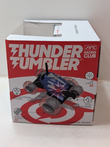 New Sharper Image Thunder Tumbler Remote Control 360 Spinning Red Car - Picture 8 of 15