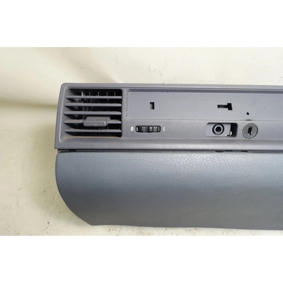 Damaged 1994-1999 BMW E36 3-Series Glove Box Assembly with Vents Grey OEM - Image 2 of 4