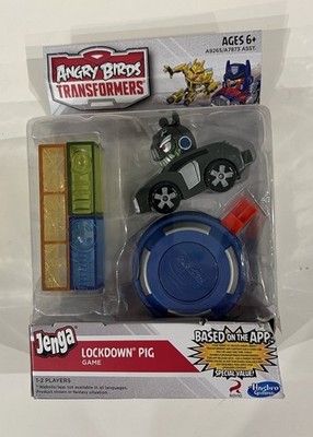 Angry Birds Transformers -Jenga- Lockdown Pig Game Rovio Hasbro
