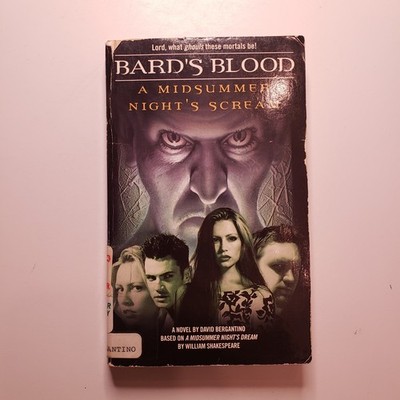 A Midsummer Night's Scream Bards Blood Book 2 David Bergantino Vtg Pb Horror 