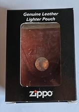 Original Zippo Ledertasche Braun - Für Feuerzeug Schutz